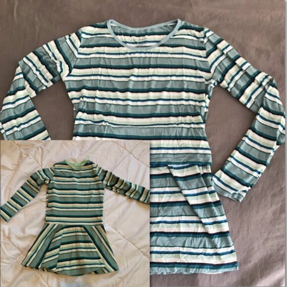 Kickee pants twinning set Mama nursing top and 2T dress sustainable bamboo - Picture 1 of 9